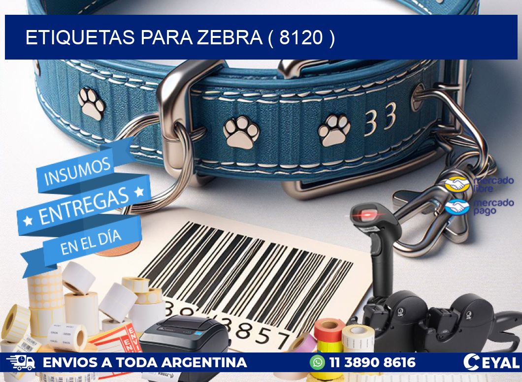 ETIQUETAS PARA ZEBRA ( 8120 )