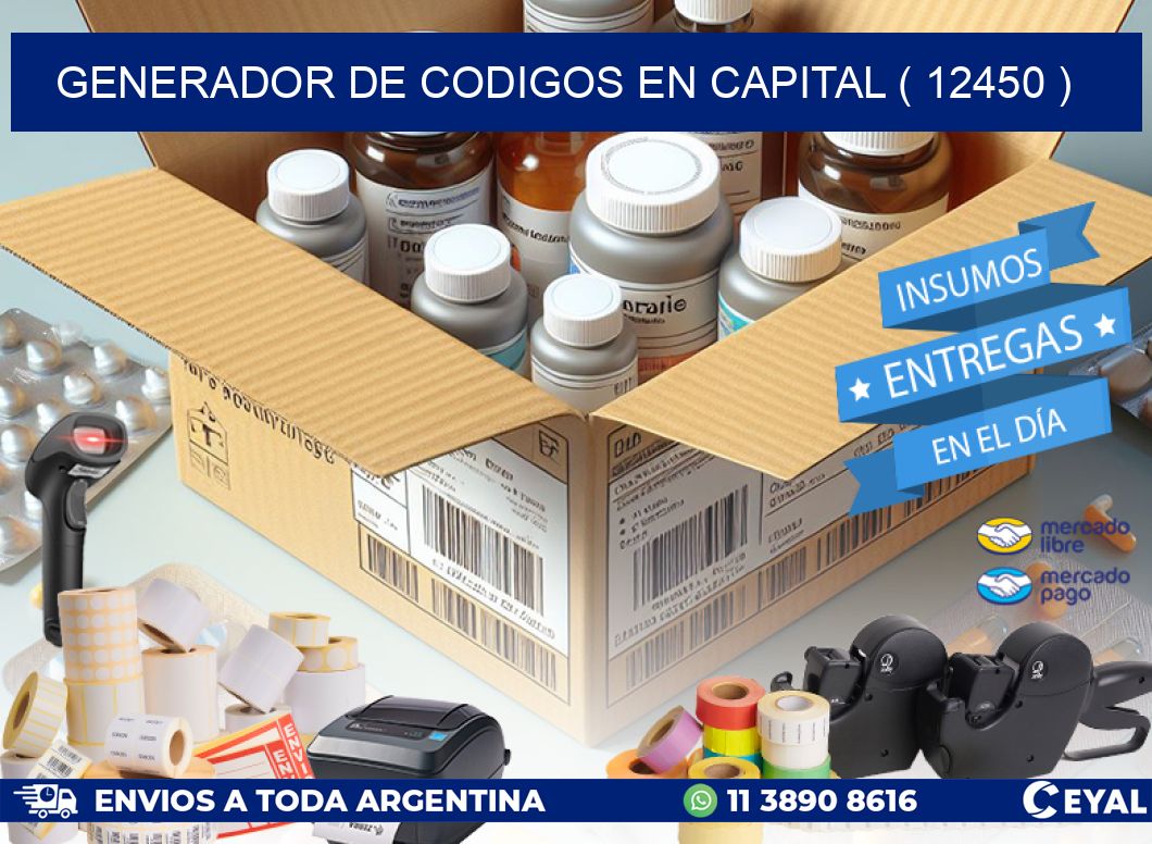 GENERADOR DE CODIGOS EN CAPITAL ( 12450 )