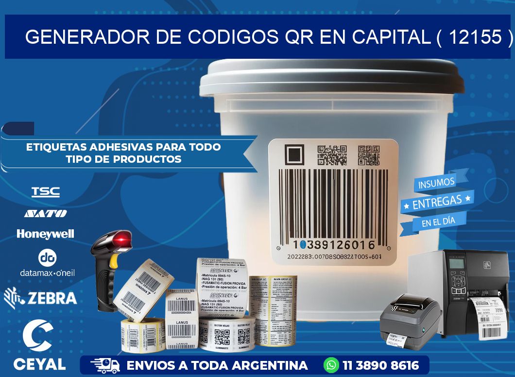 GENERADOR DE CODIGOS QR EN CAPITAL ( 12155 )