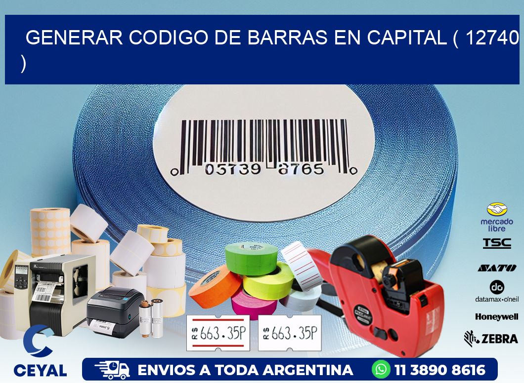 GENERAR CODIGO DE BARRAS EN CAPITAL ( 12740 )