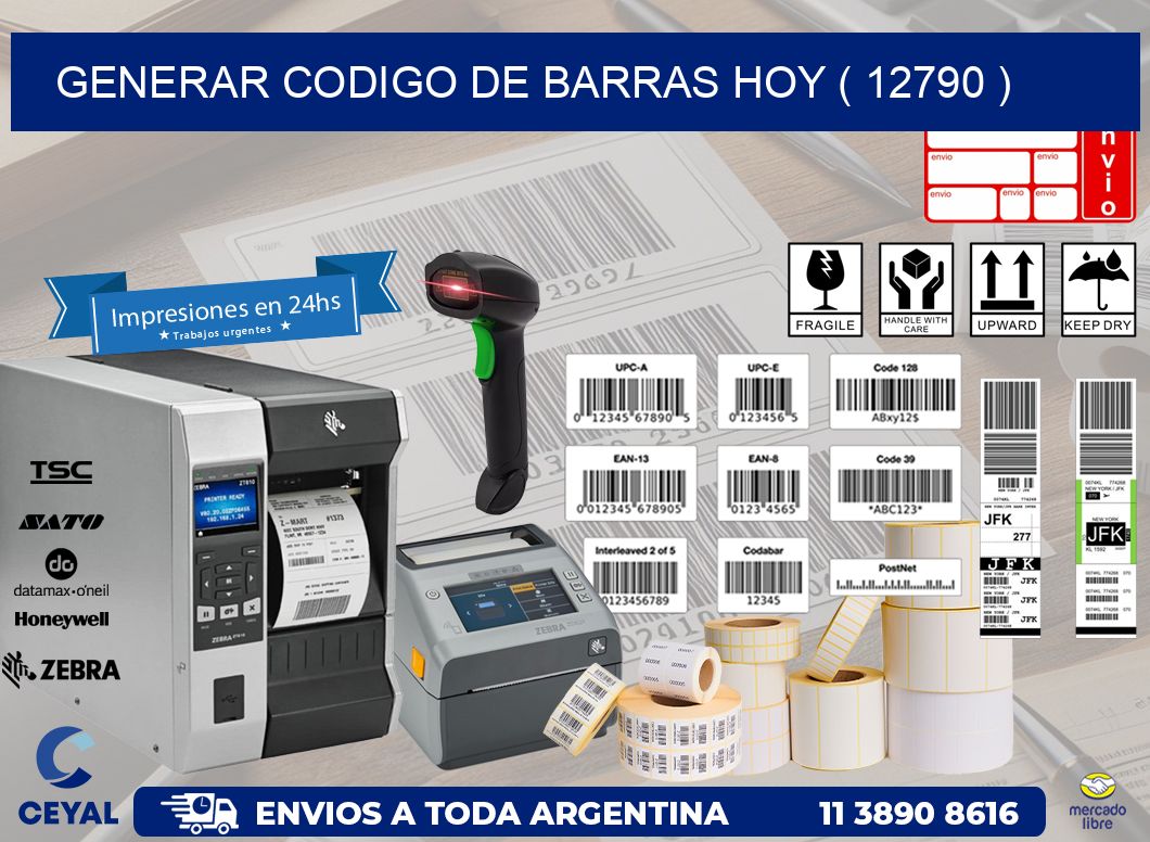 GENERAR CODIGO DE BARRAS HOY ( 12790 )