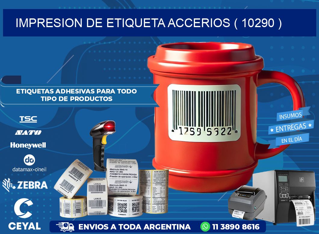 IMPRESION DE ETIQUETA ACCERIOS ( 10290 )