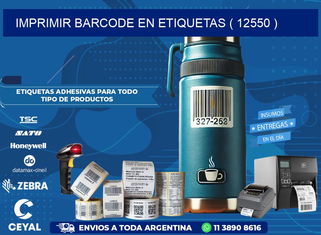 IMPRIMIR BARCODE EN ETIQUETAS ( 12550 )