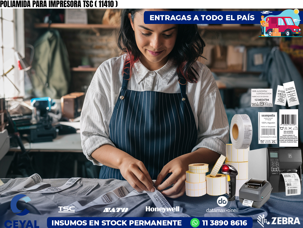POLIAMIDA PARA IMPRESORA TSC ( 11410 )