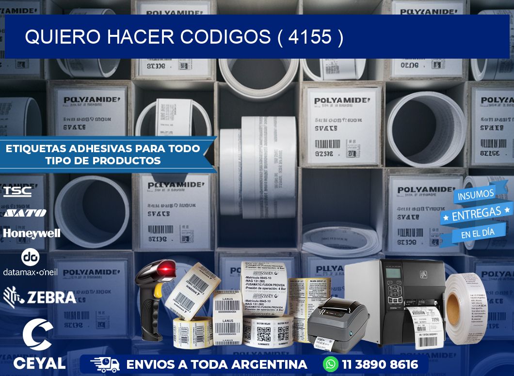 QUIERO HACER CODIGOS ( 4155 )