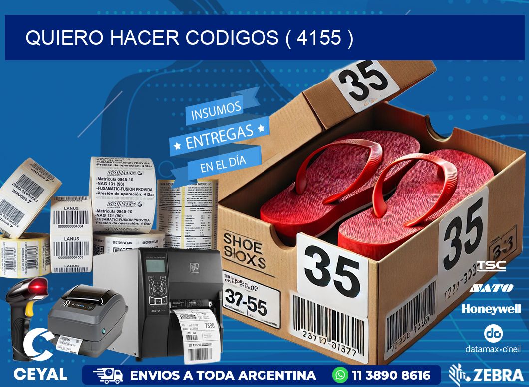 QUIERO HACER CODIGOS ( 4155 )