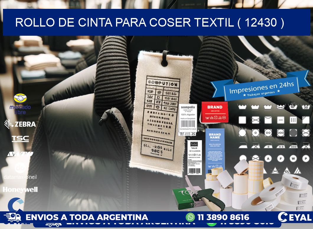 ROLLO DE CINTA PARA COSER TEXTIL ( 12430 )