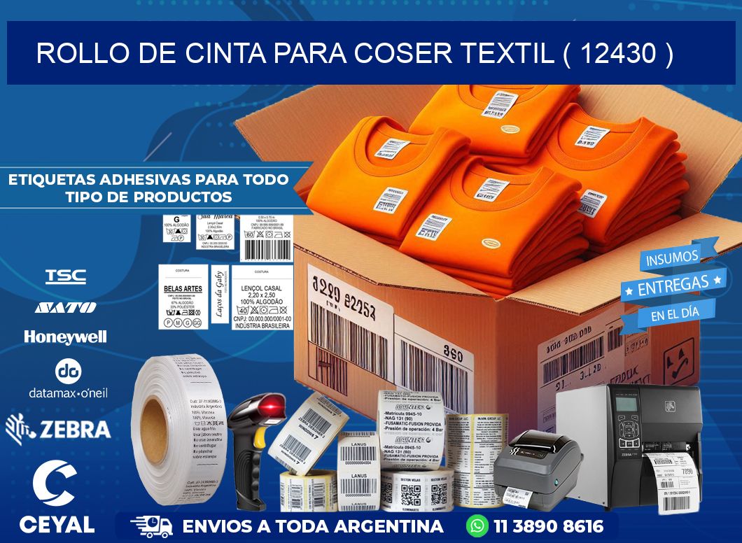 ROLLO DE CINTA PARA COSER TEXTIL ( 12430 )
