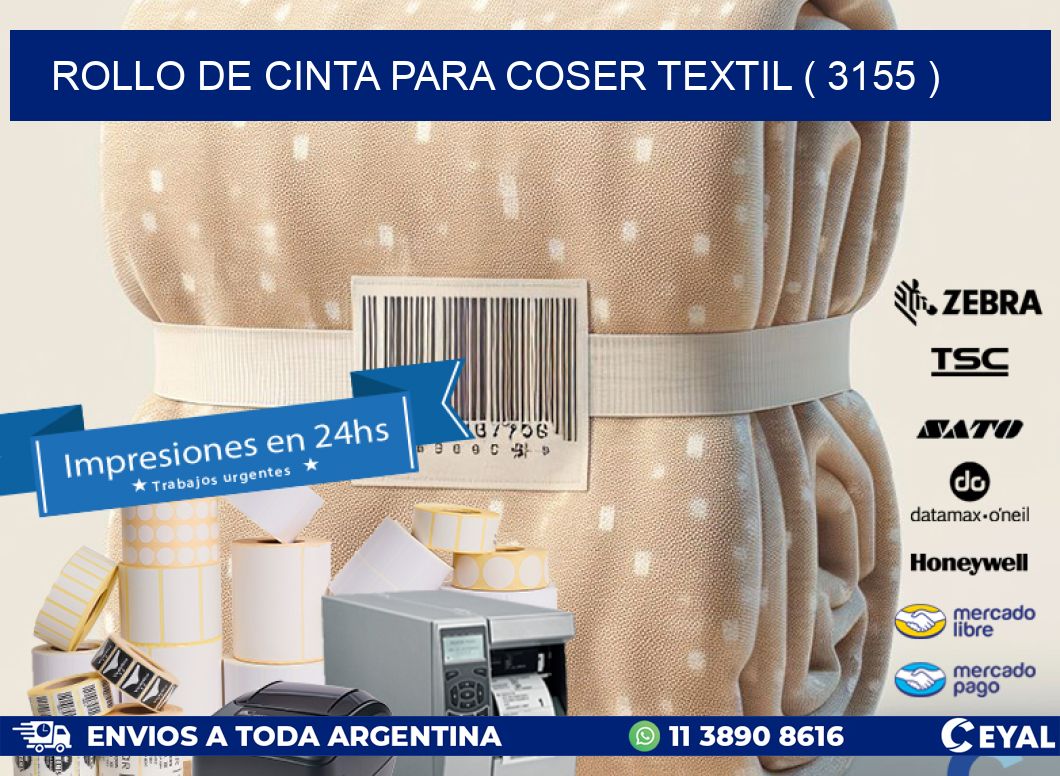 ROLLO DE CINTA PARA COSER TEXTIL ( 3155 )