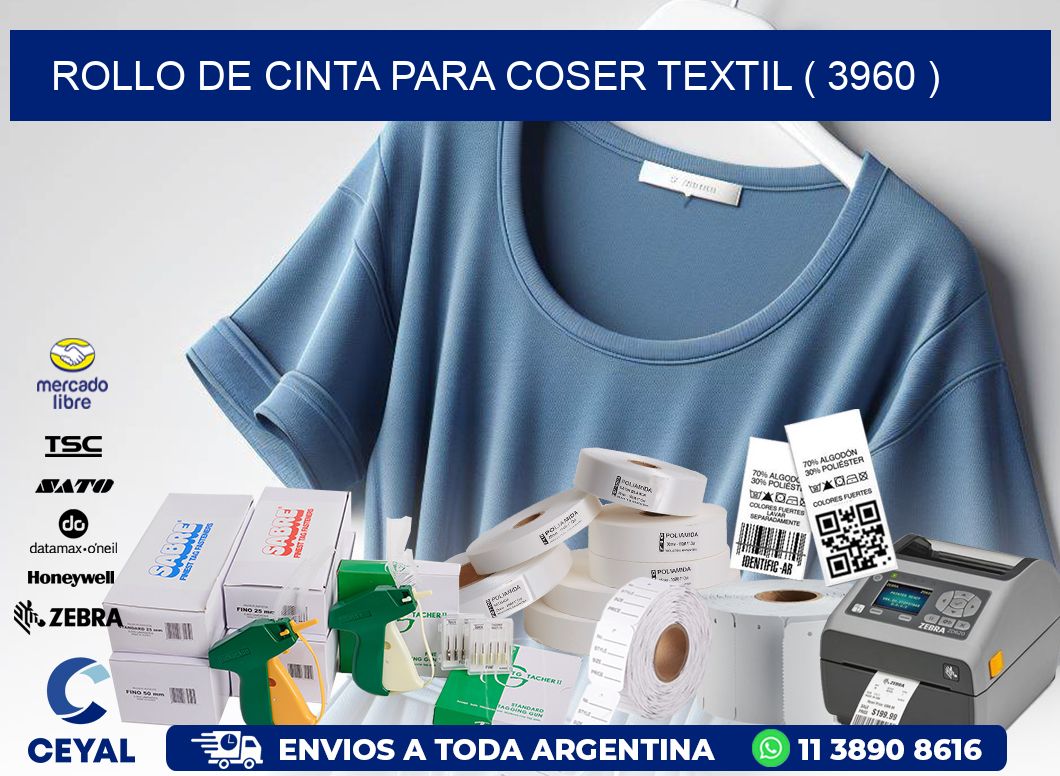 ROLLO DE CINTA PARA COSER TEXTIL ( 3960 )