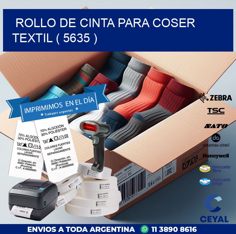 ROLLO DE CINTA PARA COSER TEXTIL ( 5635 )