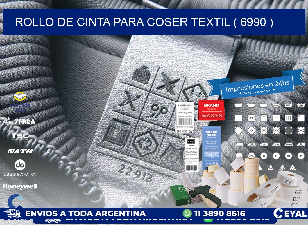 ROLLO DE CINTA PARA COSER TEXTIL ( 6990 )