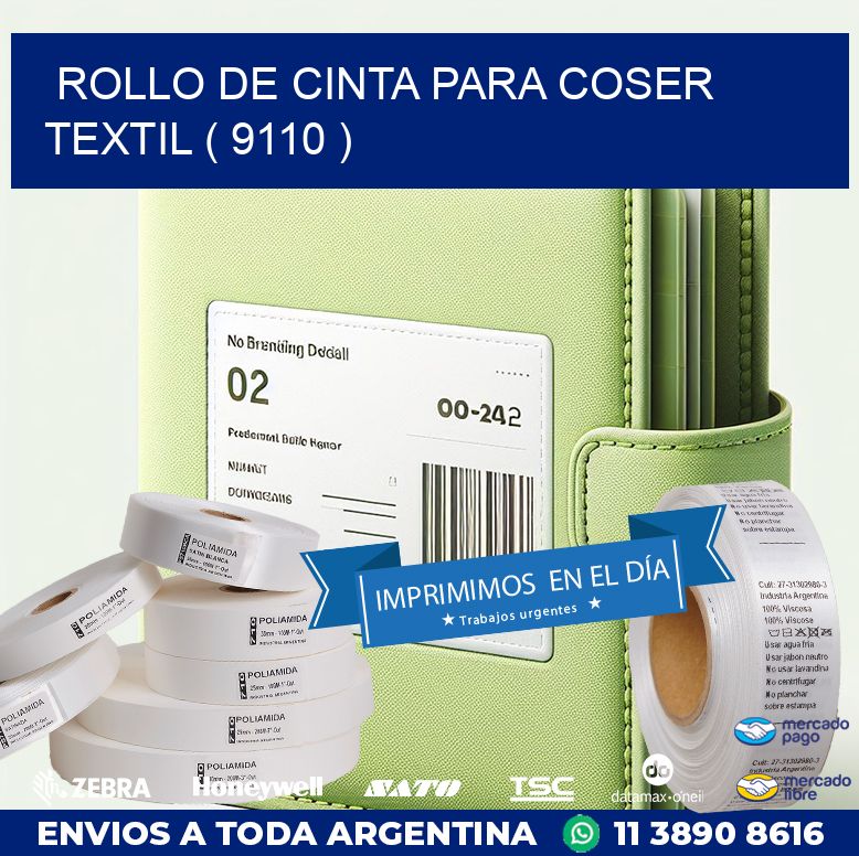 ROLLO DE CINTA PARA COSER TEXTIL ( 9110 )