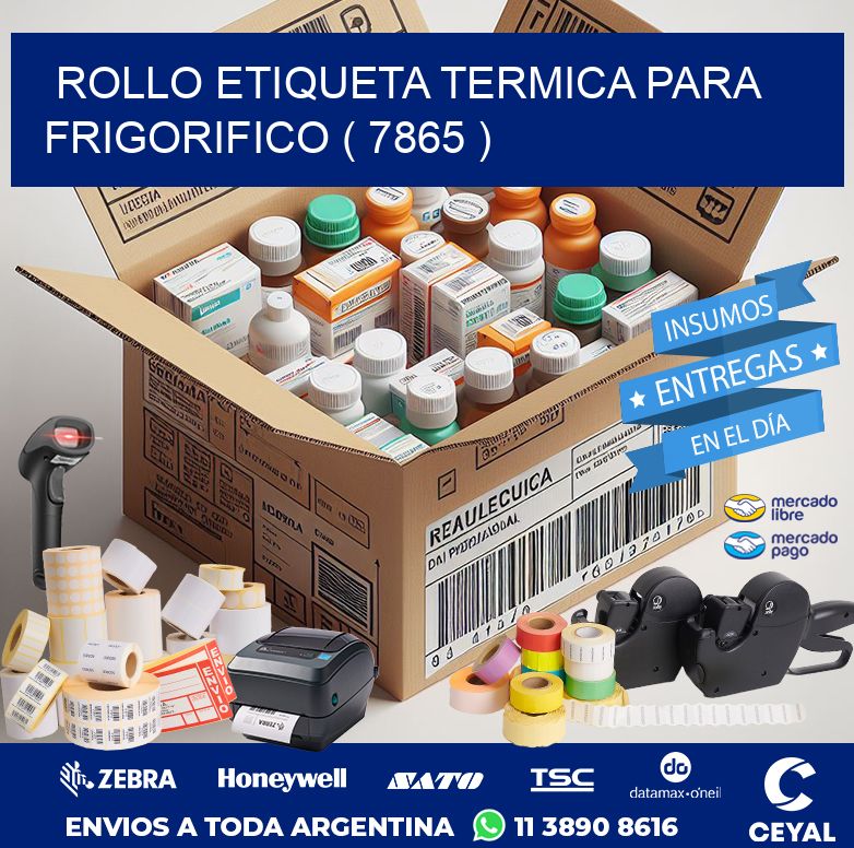 ROLLO ETIQUETA TERMICA PARA FRIGORIFICO ( 7865 )