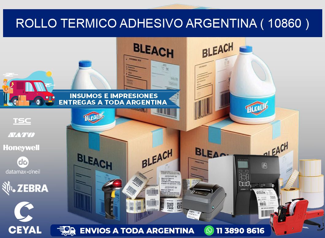 ROLLO TERMICO ADHESIVO ARGENTINA ( 10860 )
