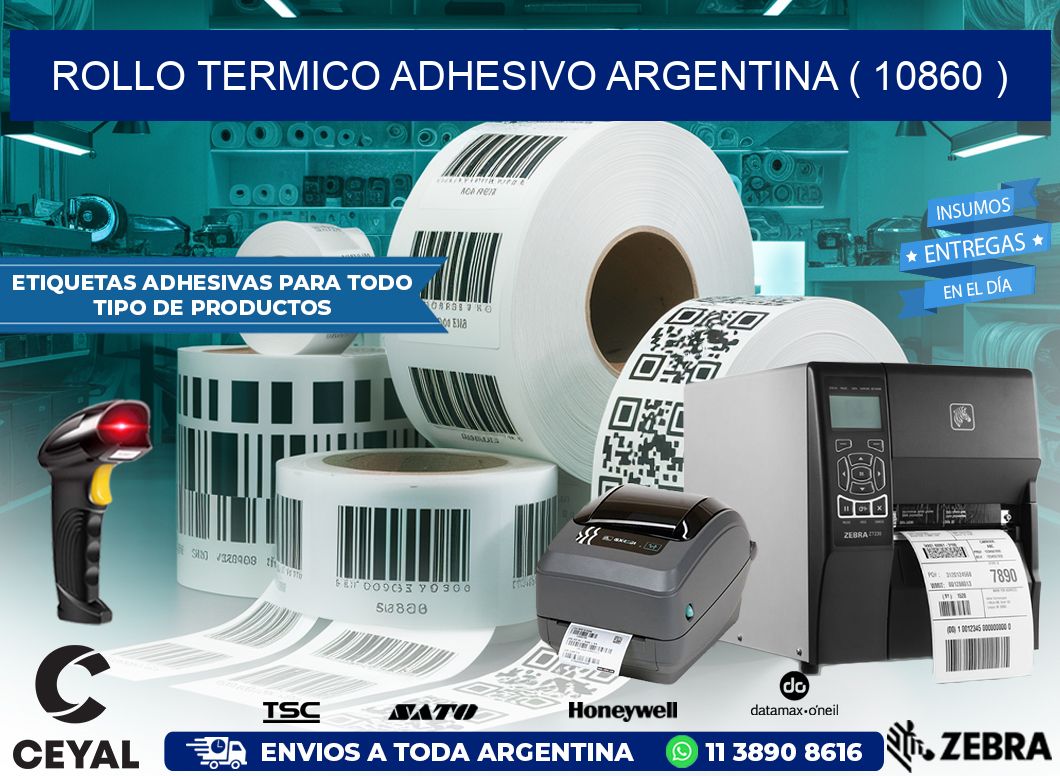 ROLLO TERMICO ADHESIVO ARGENTINA ( 10860 )