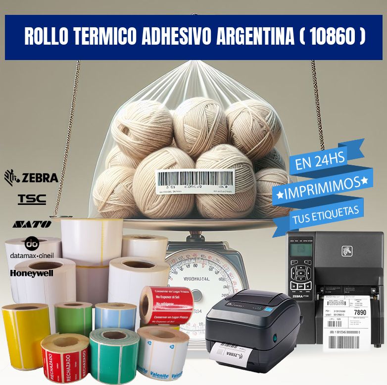 ROLLO TERMICO ADHESIVO ARGENTINA ( 10860 )