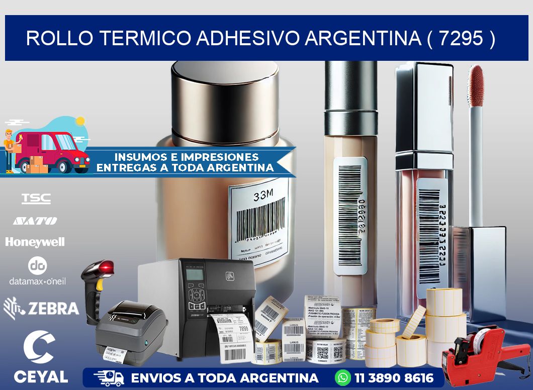 ROLLO TERMICO ADHESIVO ARGENTINA ( 7295 )