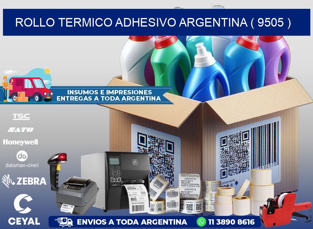 ROLLO TERMICO ADHESIVO ARGENTINA ( 9505 )