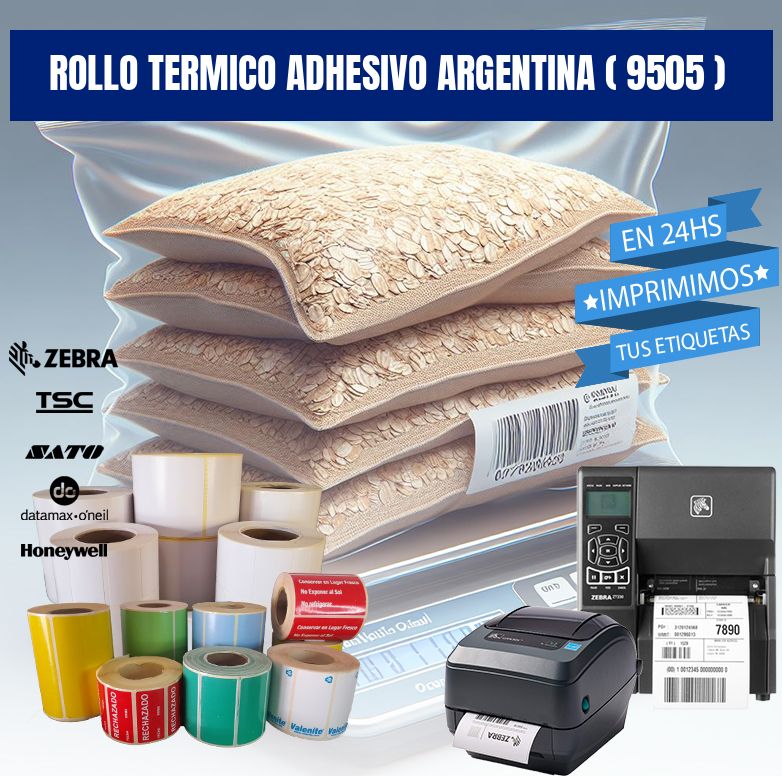 ROLLO TERMICO ADHESIVO ARGENTINA ( 9505 )