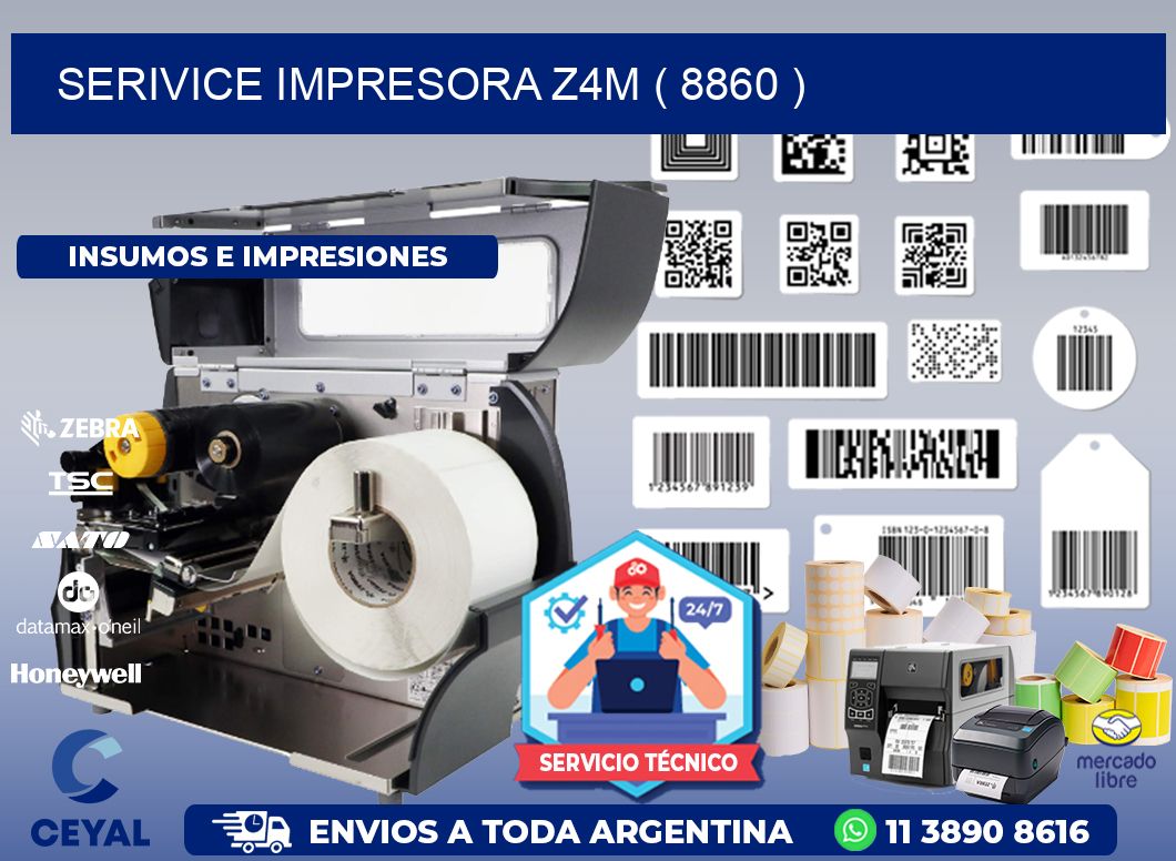 SERIVICE IMPRESORA Z4M ( 8860 )