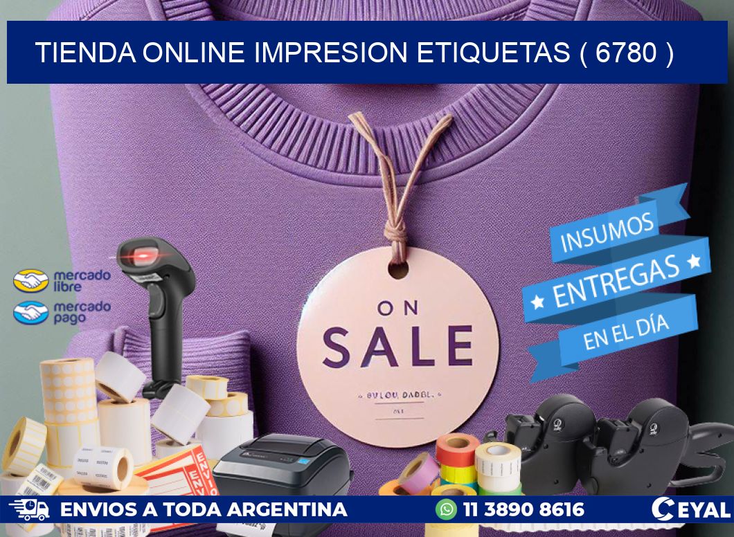TIENDA ONLINE IMPRESION ETIQUETAS ( 6780 )