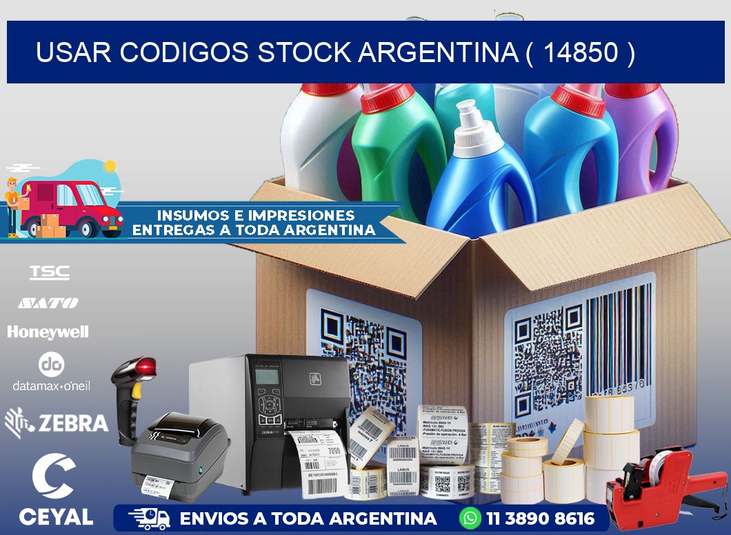 USAR CODIGOS STOCK ARGENTINA ( 14850 )