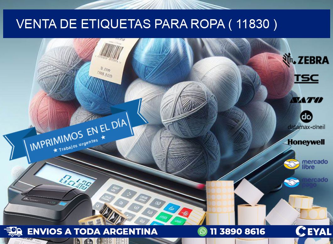 VENTA DE ETIQUETAS PARA ROPA ( 11830 )