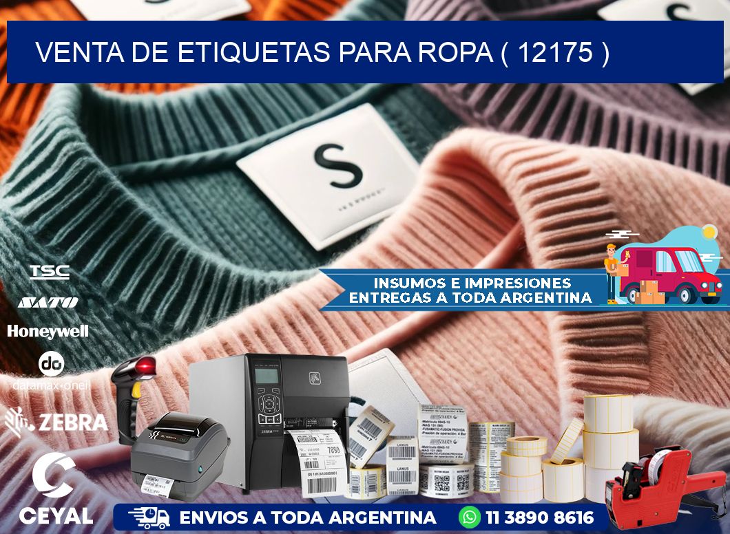VENTA DE ETIQUETAS PARA ROPA ( 12175 )