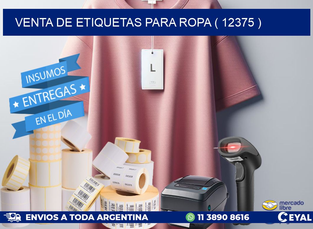 VENTA DE ETIQUETAS PARA ROPA ( 12375 )