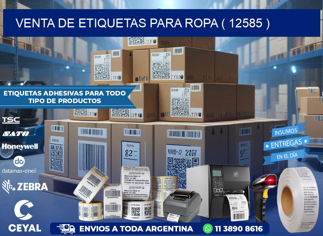 VENTA DE ETIQUETAS PARA ROPA ( 12585 )