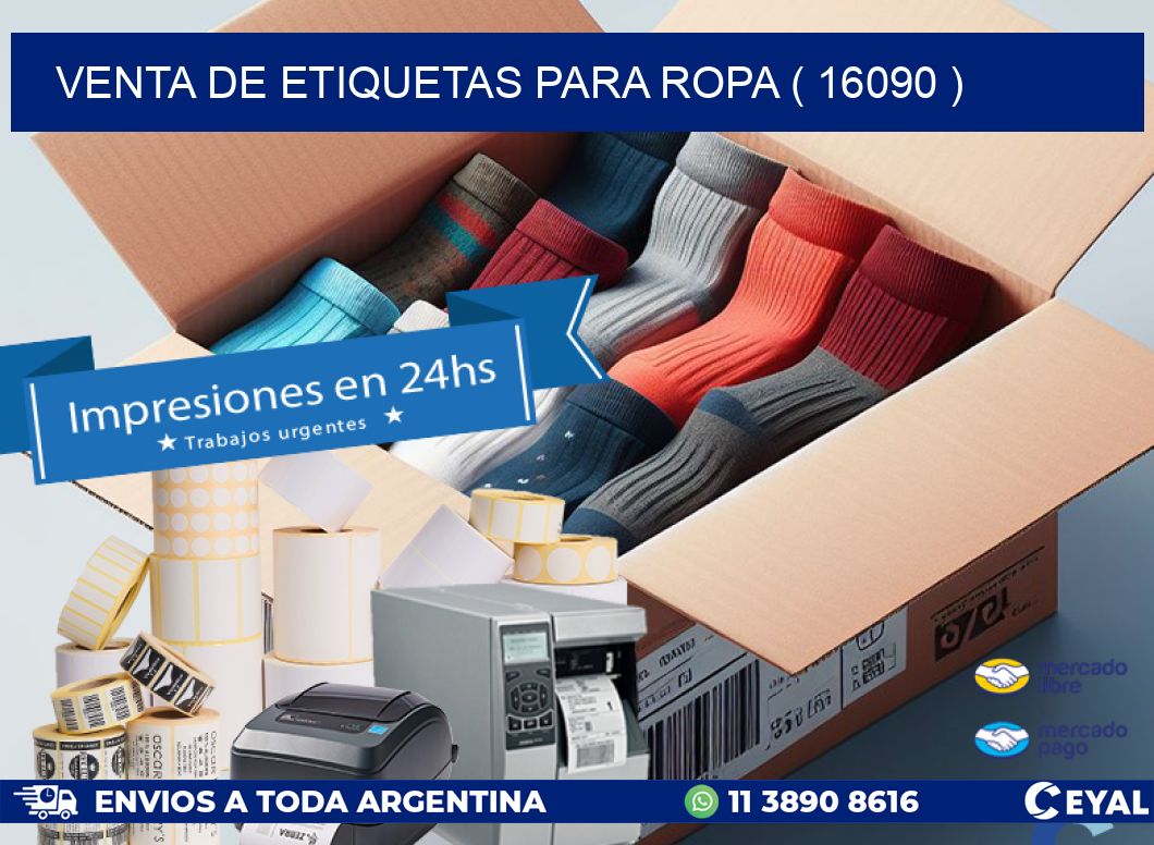 VENTA DE ETIQUETAS PARA ROPA ( 16090 )