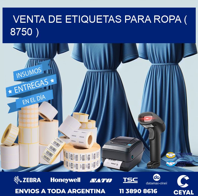 VENTA DE ETIQUETAS PARA ROPA ( 8750 )