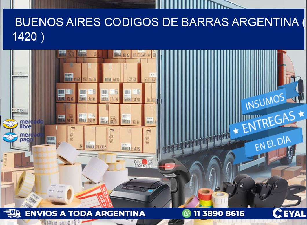buenos aires codigos de barras argentina ( 1420 )