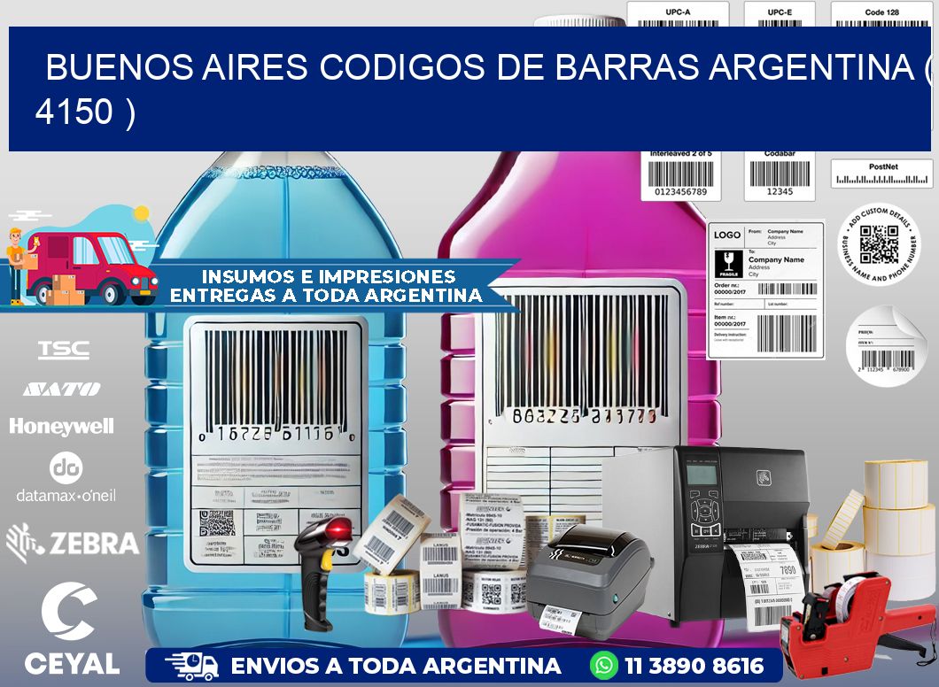 buenos aires codigos de barras argentina ( 4150 )