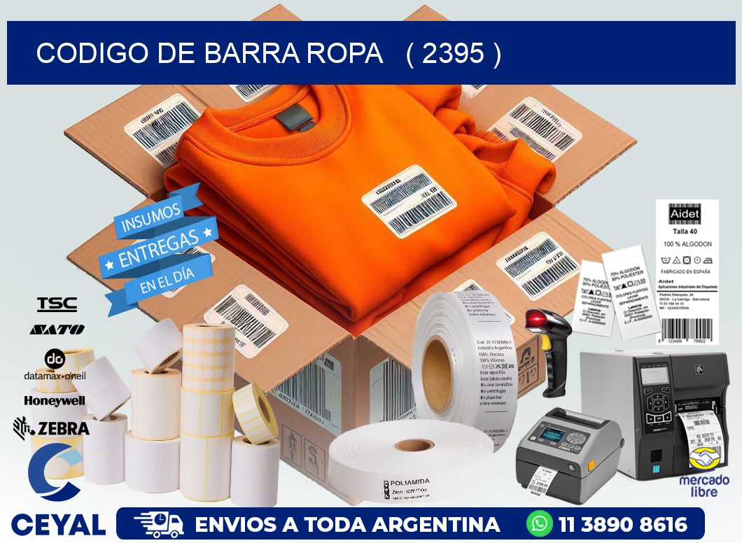 codigo de barra ropa   ( 2395 )