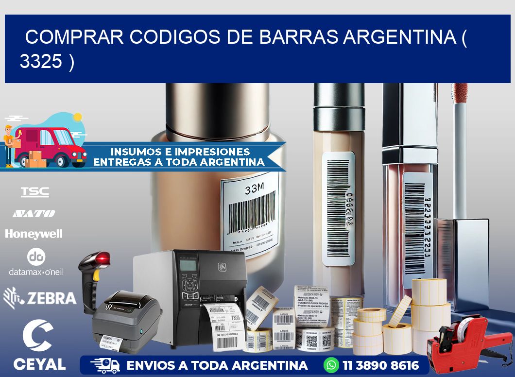 comprar codigos de barras argentina ( 3325 )