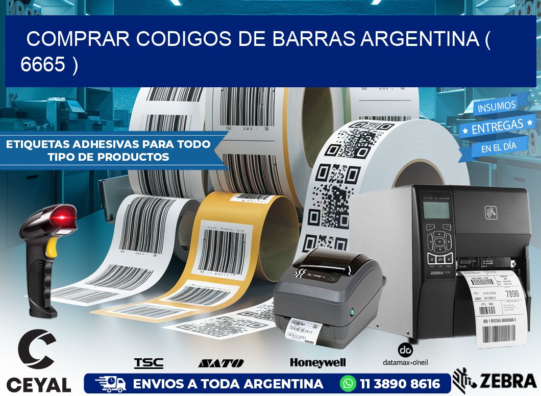 comprar codigos de barras argentina ( 6665 )