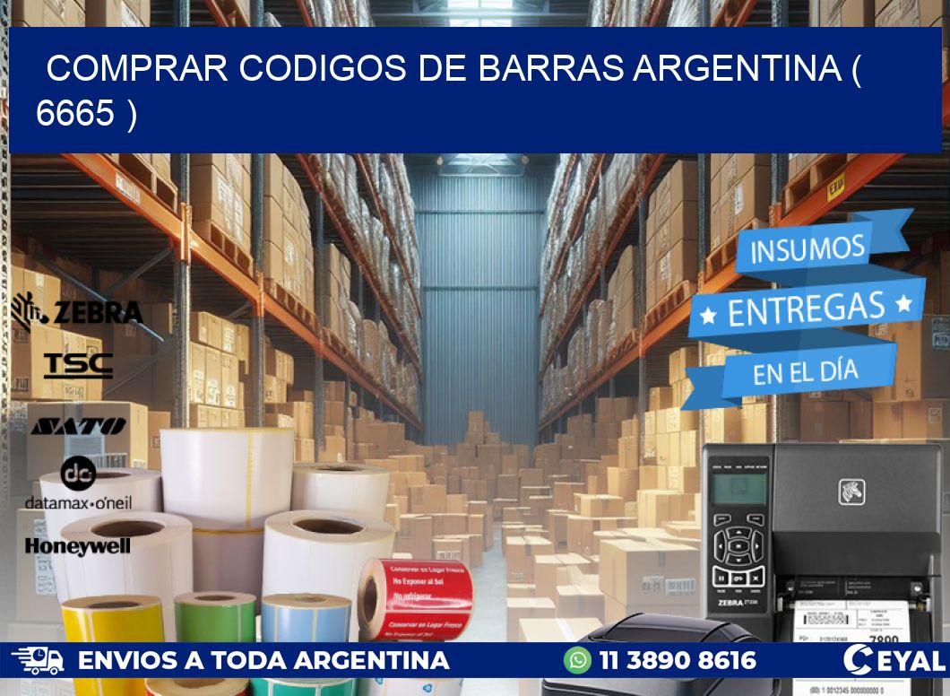 comprar codigos de barras argentina ( 6665 )