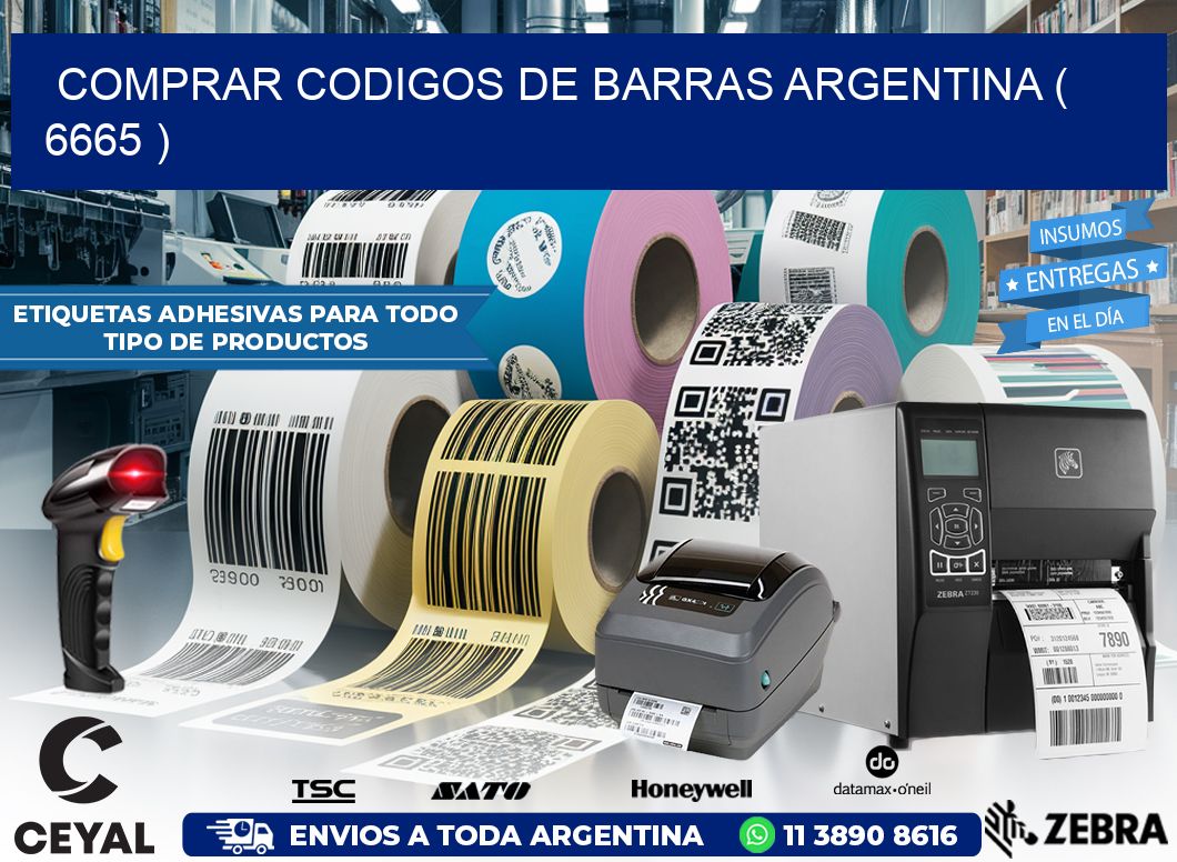 comprar codigos de barras argentina ( 6665 )