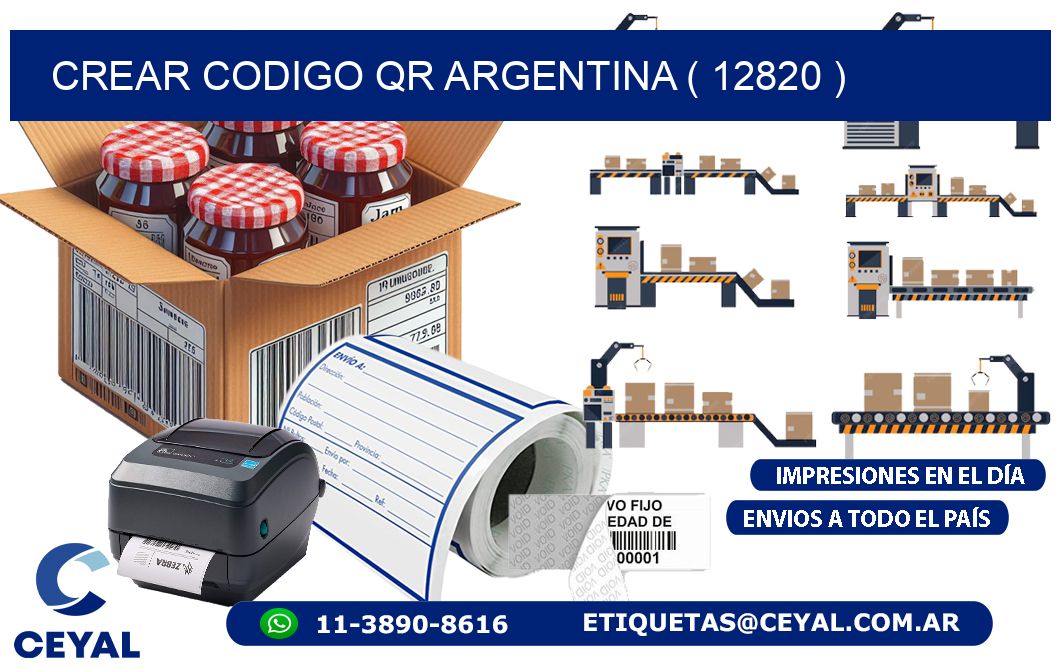crear codigo qr argentina ( 12820 )