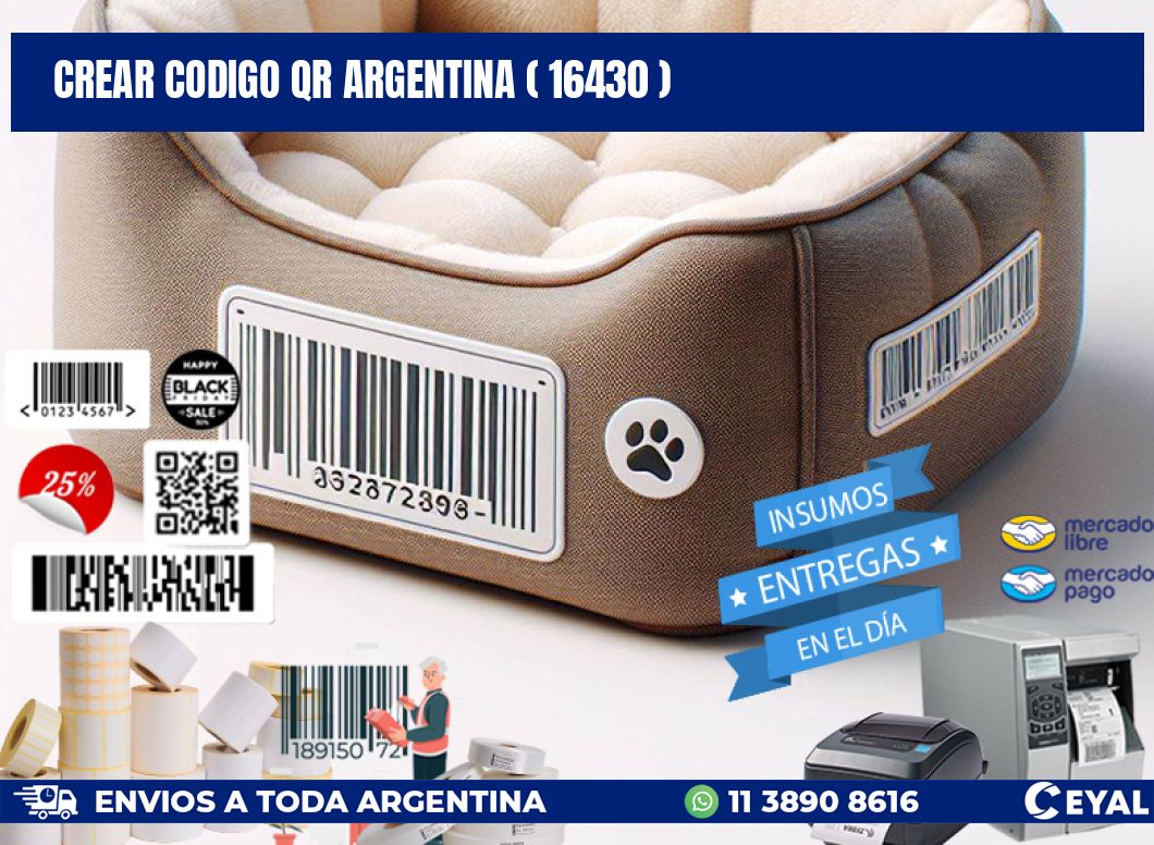 crear codigo qr argentina ( 16430 )