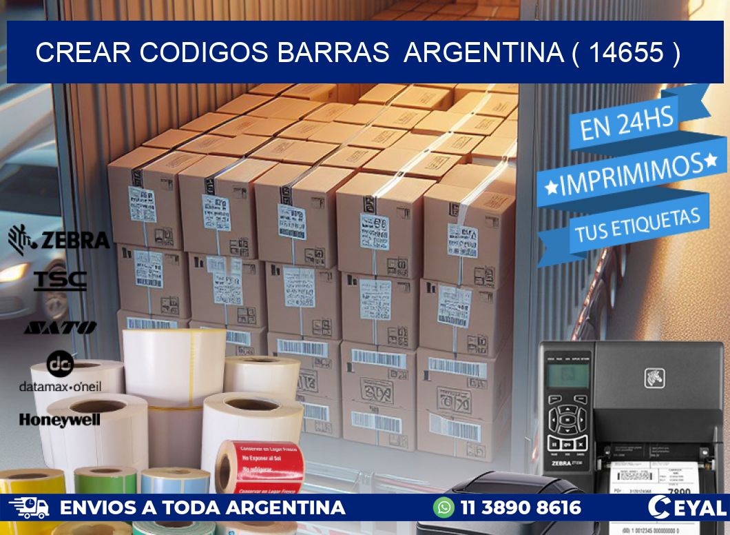 crear codigos barras  argentina ( 14655 )