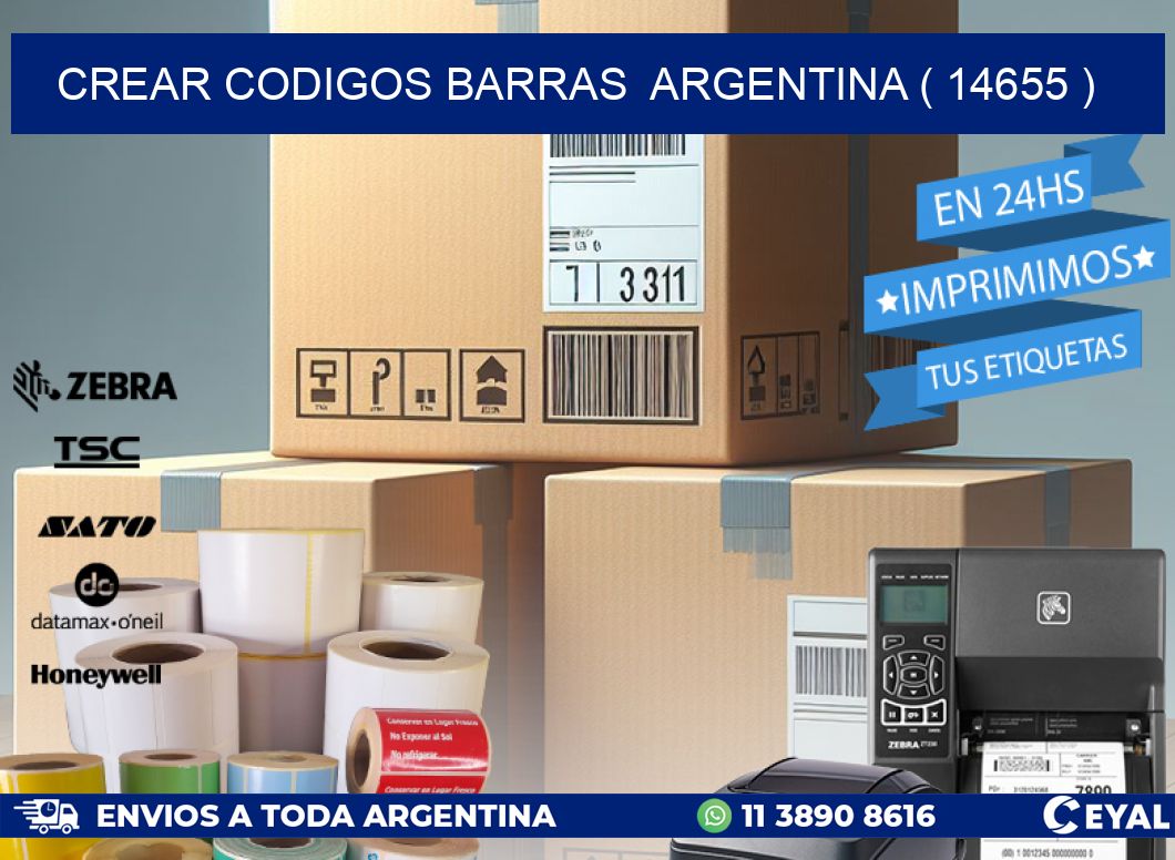 crear codigos barras  argentina ( 14655 )