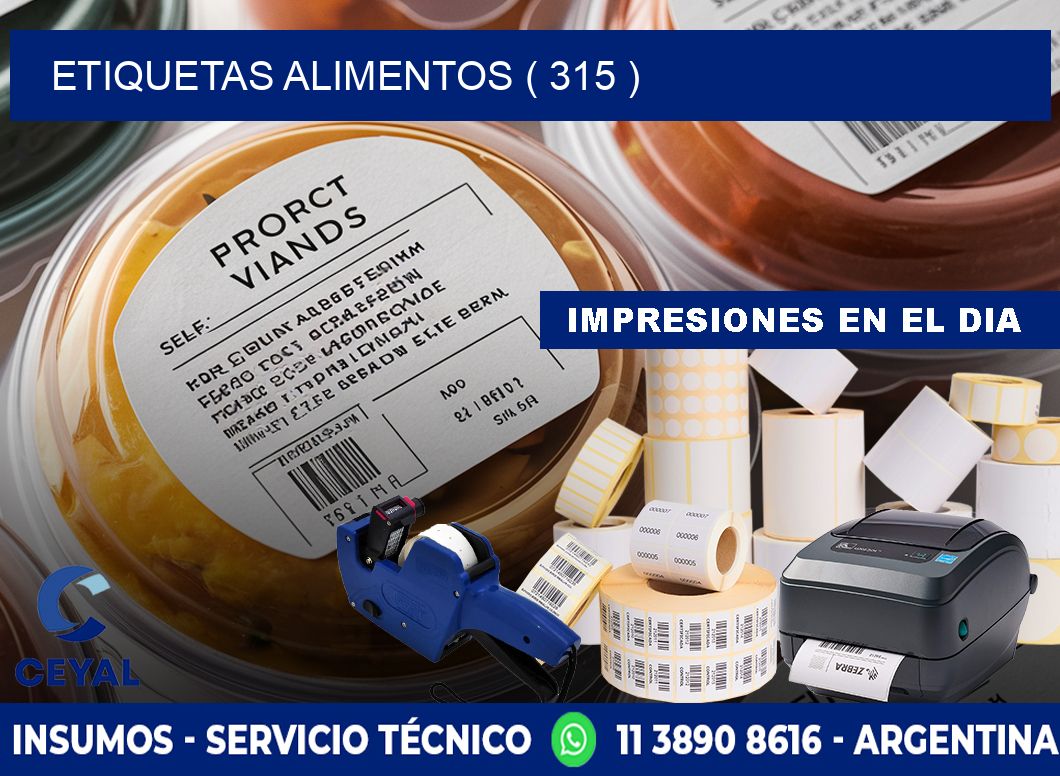 etiquetas alimentos ( 315 )