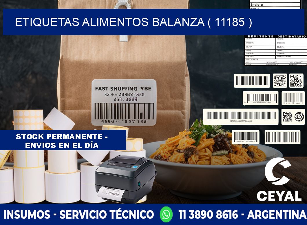 etiquetas alimentos balanza ( 11185 )