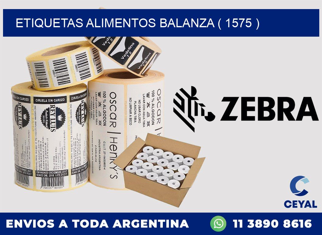 etiquetas alimentos balanza ( 1575 )