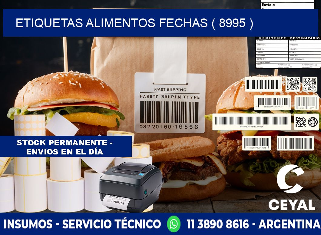 etiquetas alimentos fechas ( 8995 )