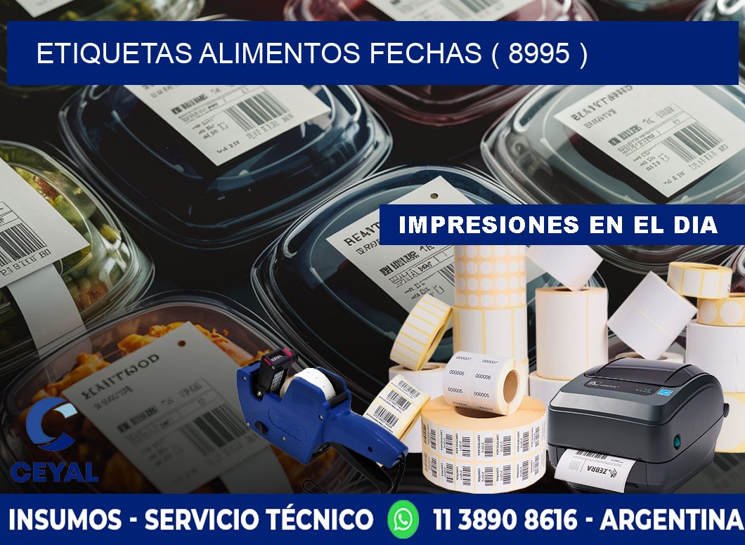 etiquetas alimentos fechas ( 8995 )