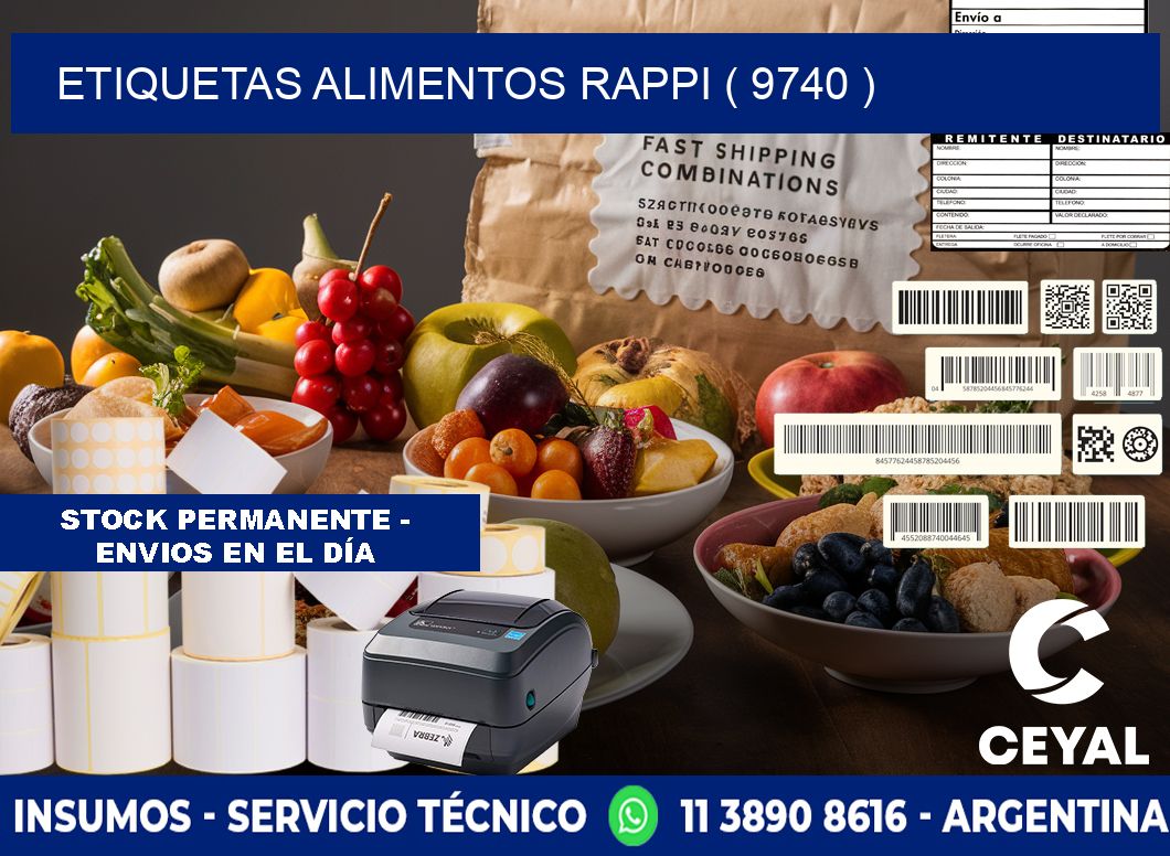 etiquetas alimentos rappi ( 9740 )